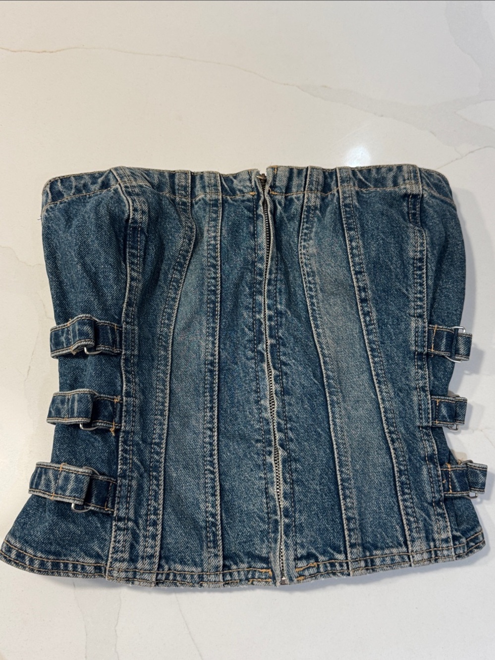 Zara Denim Corset